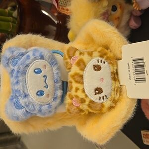 Animal print hello kitty hair tie